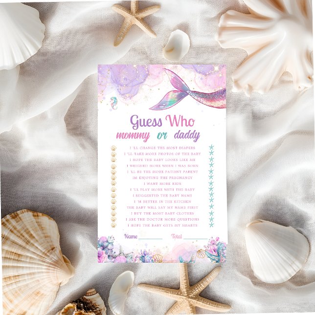 Guess Who Mommy Daddy Mermaid Game (Créateur téléchargé)