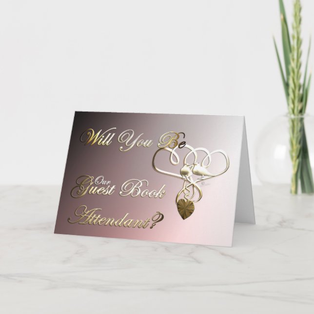 Guest book préposé mariage proposition invitation  (Devant)