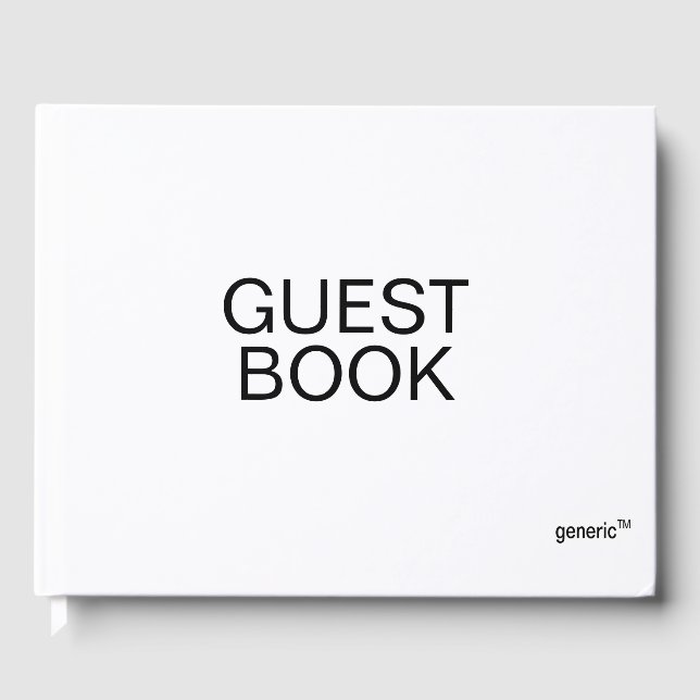 GUEST LIVRE livre d'invité par genericTM (Recto)