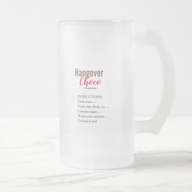 GUEULE DE BOIS CHOCO tasse assortie père noël blag (Droit)