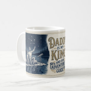 Guide d'aventure "Papa est mon roi" Mug en céramiq