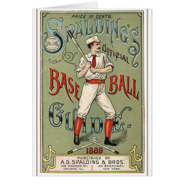 Guide de baseball vintage (Devant)