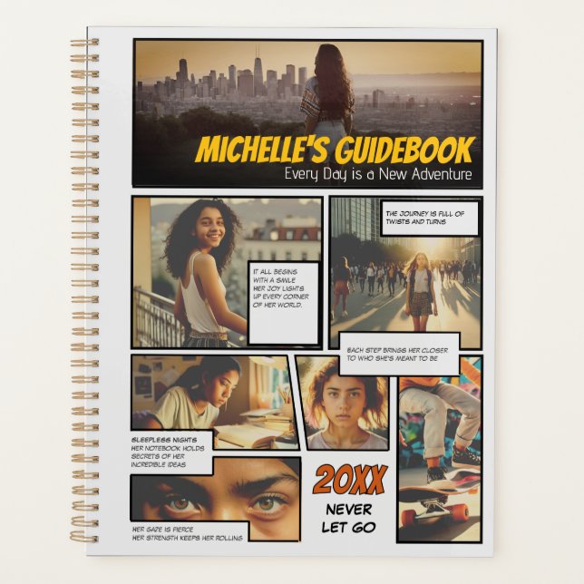 Guide de Collage Photo pour Filles : Bande Dessiné (Devant)