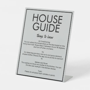 Guide de la maison moderne Gris de base Panneau de