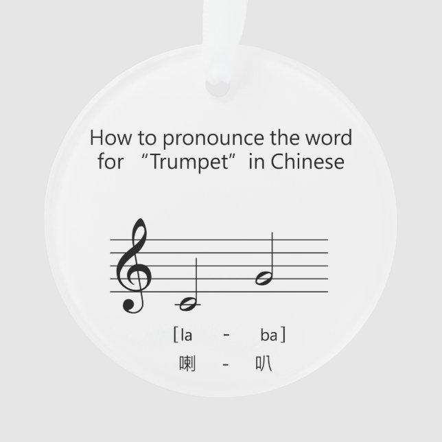 Guide de prononciation chinoise humoristique pour  (devant)