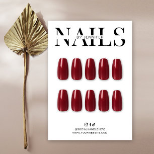 Guide de soins des faux ongles minimalistes & cart