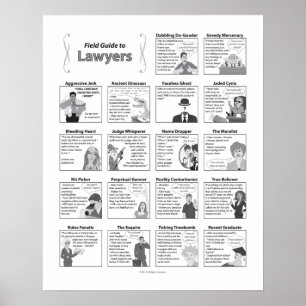 Guide de terrain pour les avocats Poster 16x20