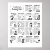 Guide de terrain pour les avocats Poster 18x24