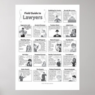 Guide de terrain pour les avocats Poster 18x24