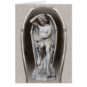 Guillaume Geefs Lucifer CC0287 Carte pliée