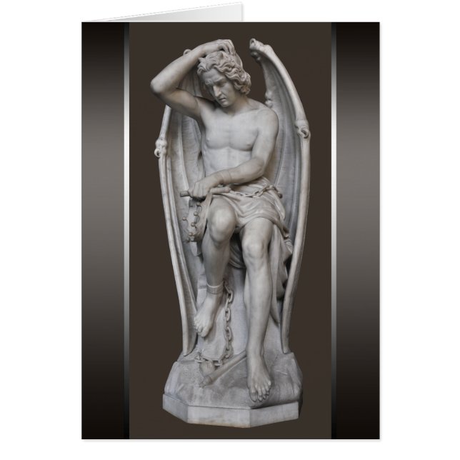 Guillaume Geefs Lucifer sculpture CC0930 Carte (Devant)