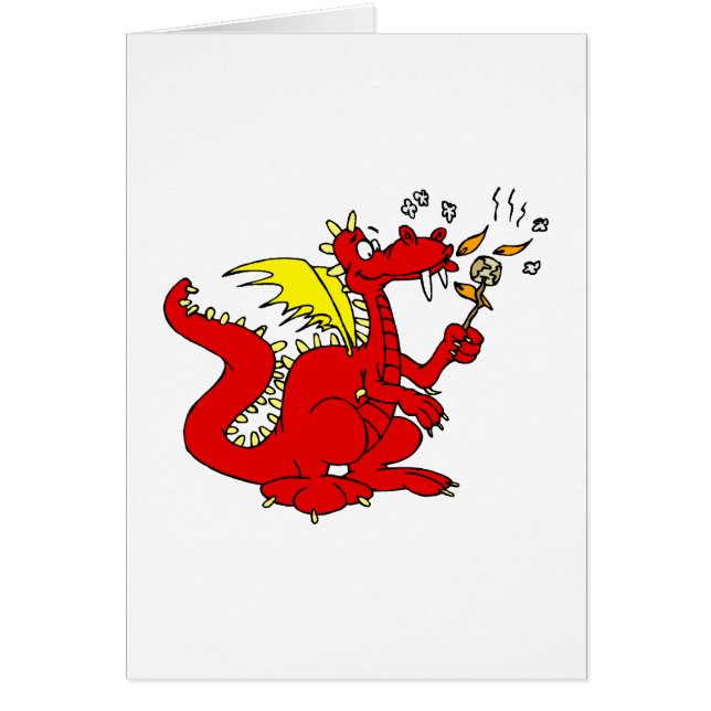 Guimauve grillant le dragon (Devant)