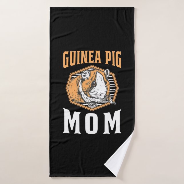 Guinée maman porc (Serviette de bain)