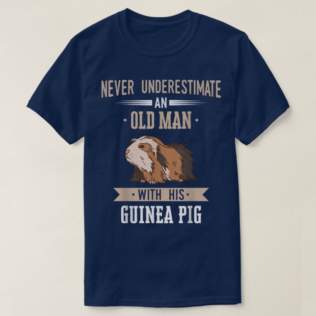 Guinée Pig Pet Peruvian Sheba old T-shirt (Design devant)