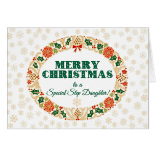 Guirlande de houx de Noël pour des flocons de