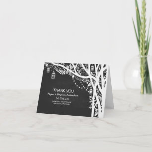 Guirlande lumineuse pots mason arbre mariage merci