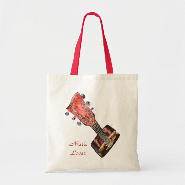 GUITAR ART Sac fourre-tout de l'amoureux de la mus (Devant)