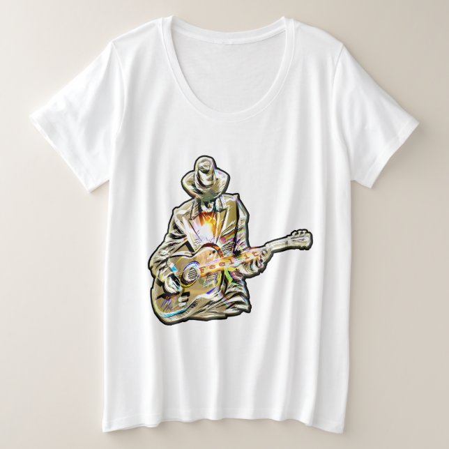 Guitar Blues Man - Ressentez-le   (Design devant)