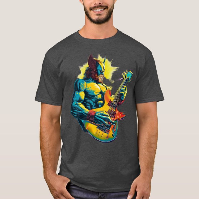 Guitar Hero Retro T-SHirt (Devant)