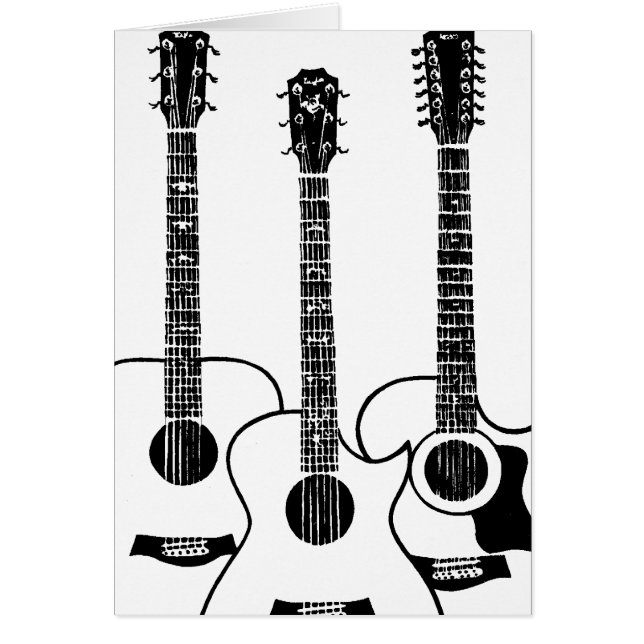 guitare acoustique simple (Devant)