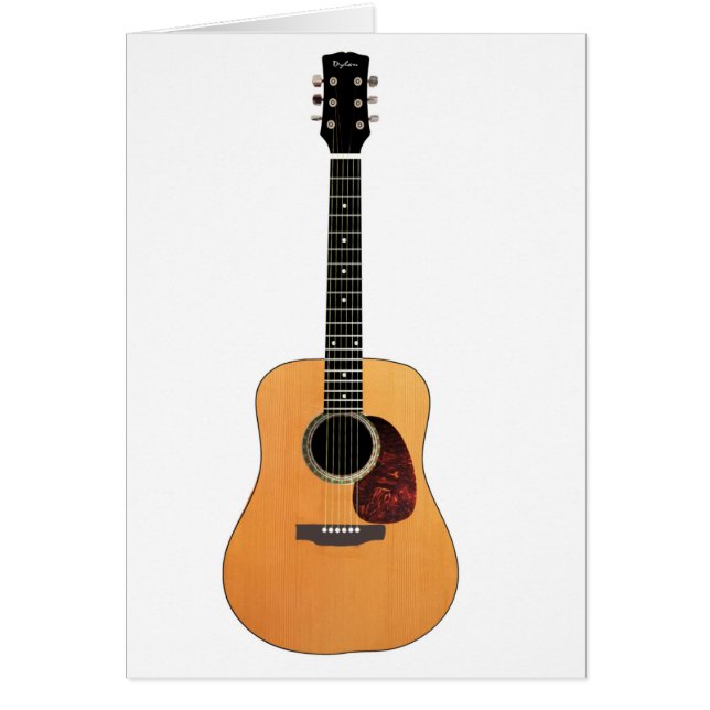 Guitare acoustique verticale (Devant)