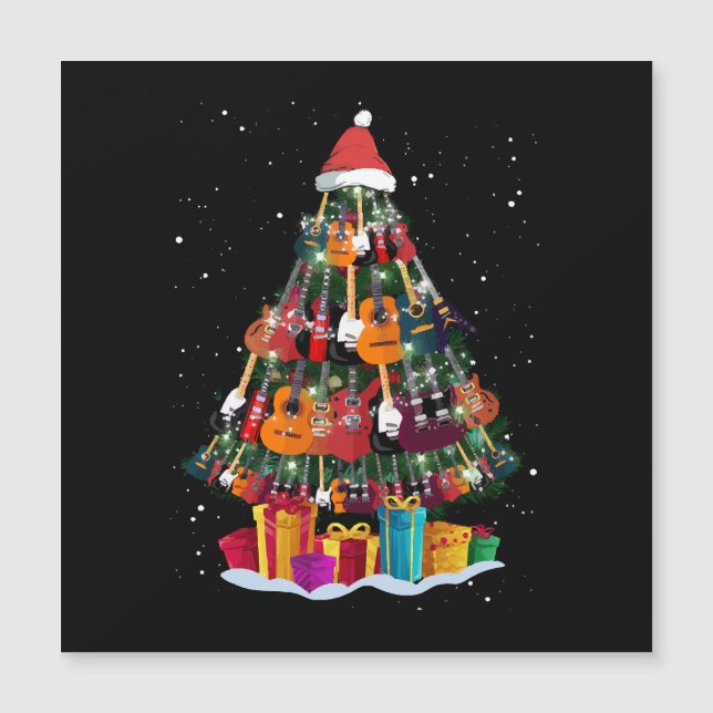 Guitare Arbre de Noël Drôle (Devant)