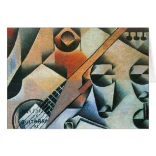 Guitare (Banjo) et Lunettes, Juan Gris, Art ancien