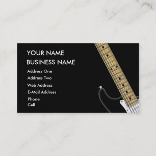 Guitare - Carte de visite de musique