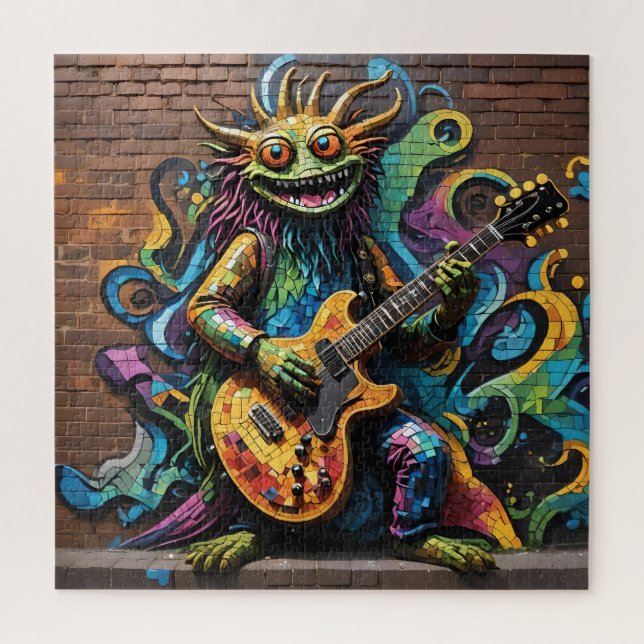 Guitare Creator Rainbow Graffiti Puzzle (Vertical)