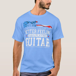 Guitare drapeau américain T-Shirt guitariste patri
