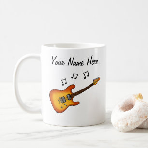 Guitare électrique Custom Mug Guitariste Musicien