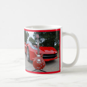 Guitare électrique & Sports Voiture Coffee Mug