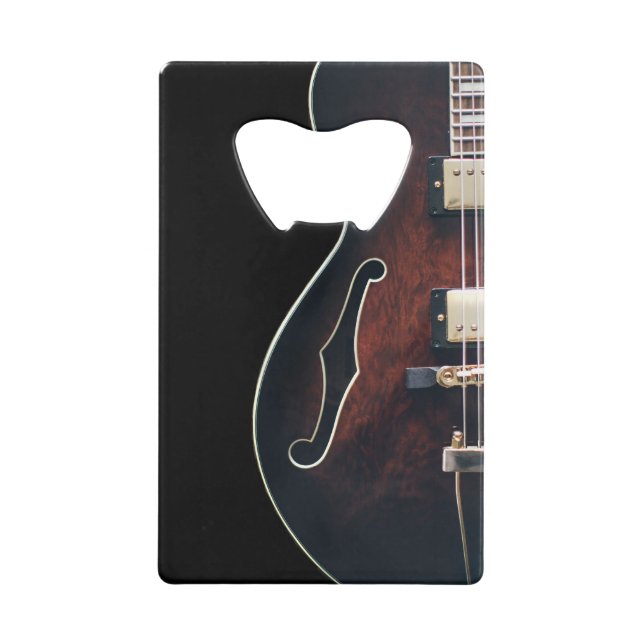 Guitare Électrique Sur Fond Noir (Devant)