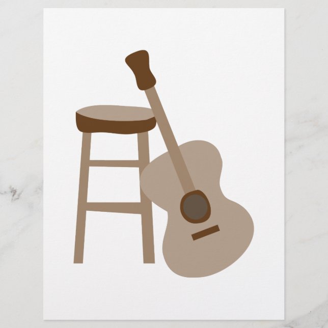 Guitare et outil (Devant)