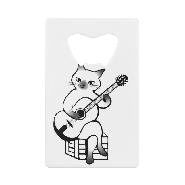 Guitare Instrument Music Jazz Cat (Devant)