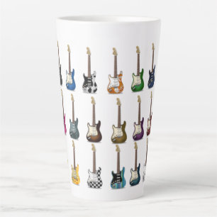 Guitare Latte Mug