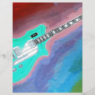 Guitare verte