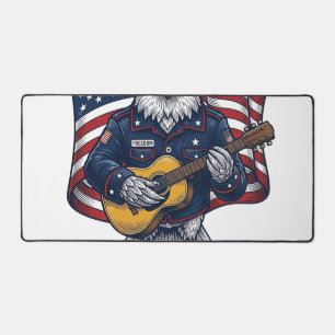 Guitare Vintage Eagle Patriotique
