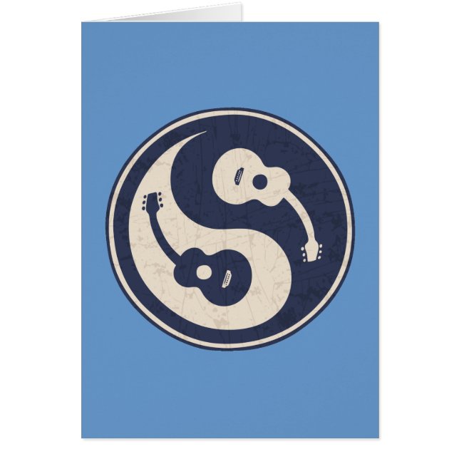 Guitare Yang - bleu (Devant)