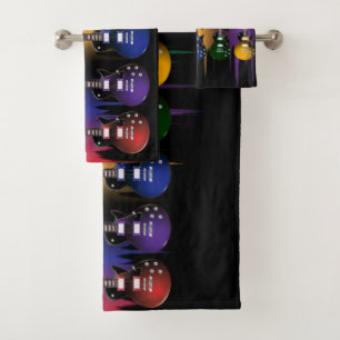 Guitares colorées
