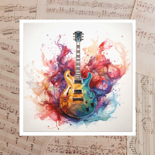Guitares éclaboussantes psychédéliques Photo Art #