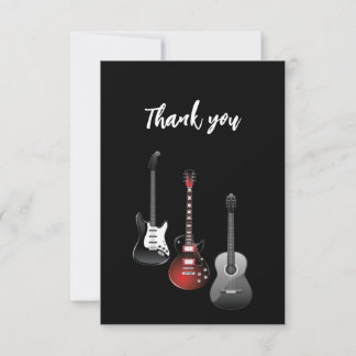 Guitares électriques cool pour musique merci