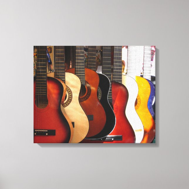 Guitares en toile enveloppée (Recto)