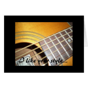Guitares - J'aime votre style...