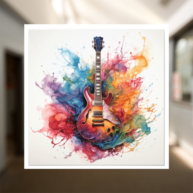 Guitares Psychedéliques Éclaboussantes Photo Art # (Créateur téléchargé)