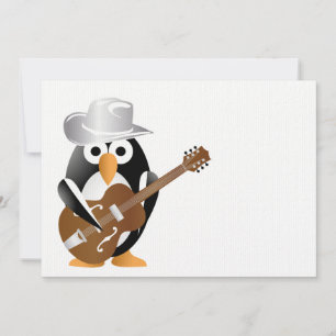 Guitariste pingouin