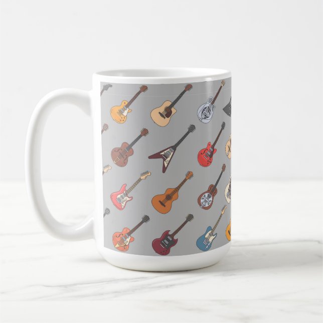 Guitars Music Mug (Gauche)