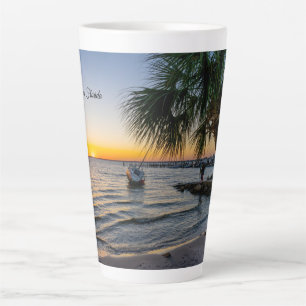Gulf Breeze Floride Sunset Latte Mug