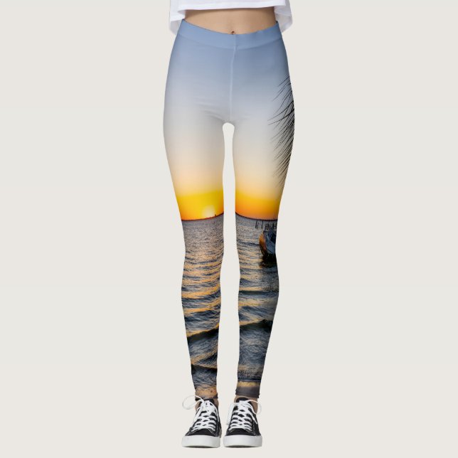 Gulf Breeze Floride Sunset Leggings (Devant)