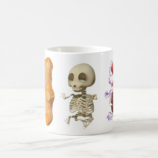 Gummi Bear Anatomie Triptic Mug (Centre)